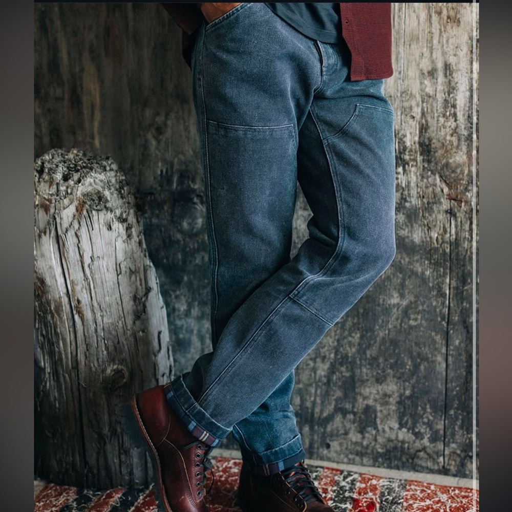 Taylor Stitch Men's Straight Jeans - Dark Blue